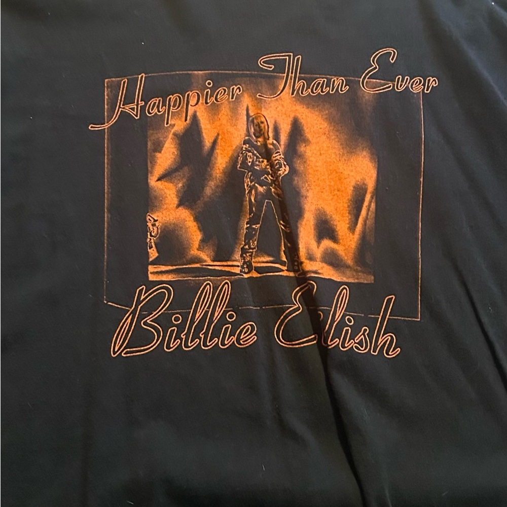 billie eilish happier than ever shirt